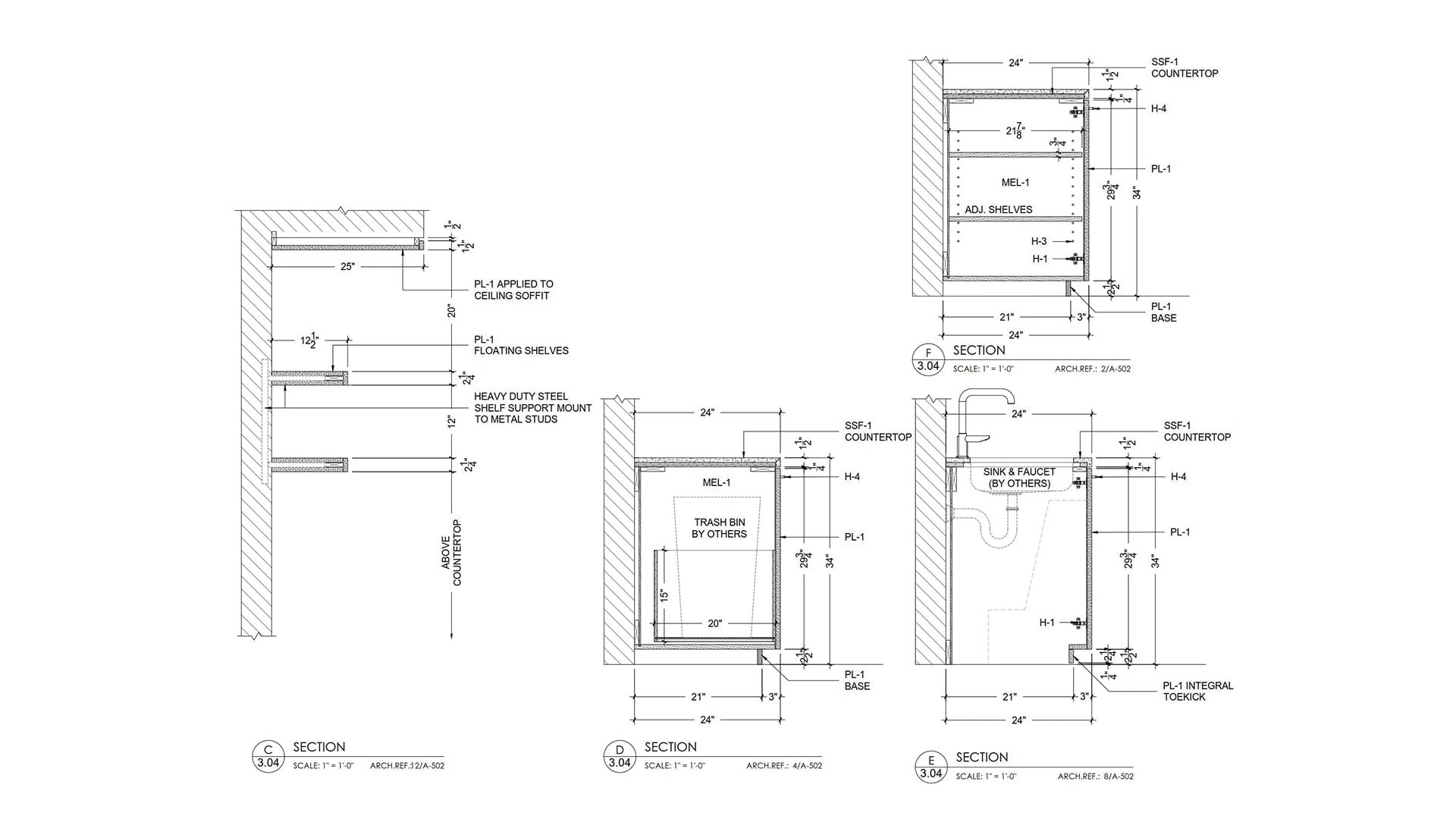 Architectural Woodwork Drafting - Project 3