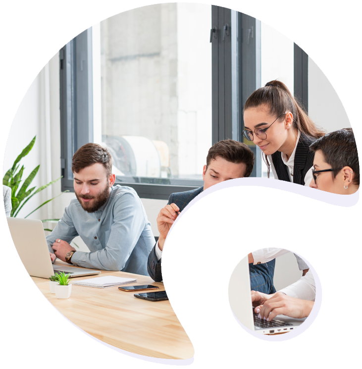 Professional CAD drafting services team at work in Jersey City office